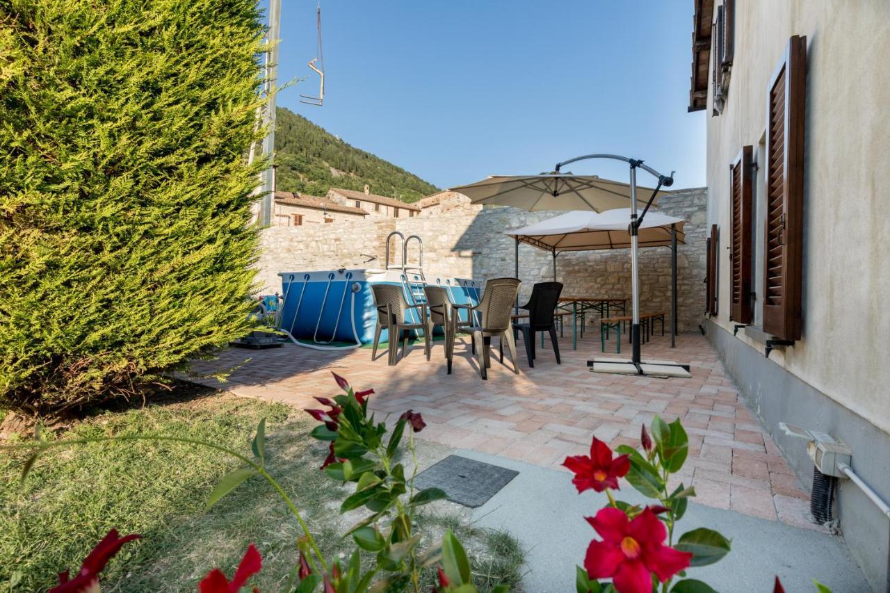 Borgo Santa Lucia Apartment With Private Parking & Garden Gubbio Exterior photo